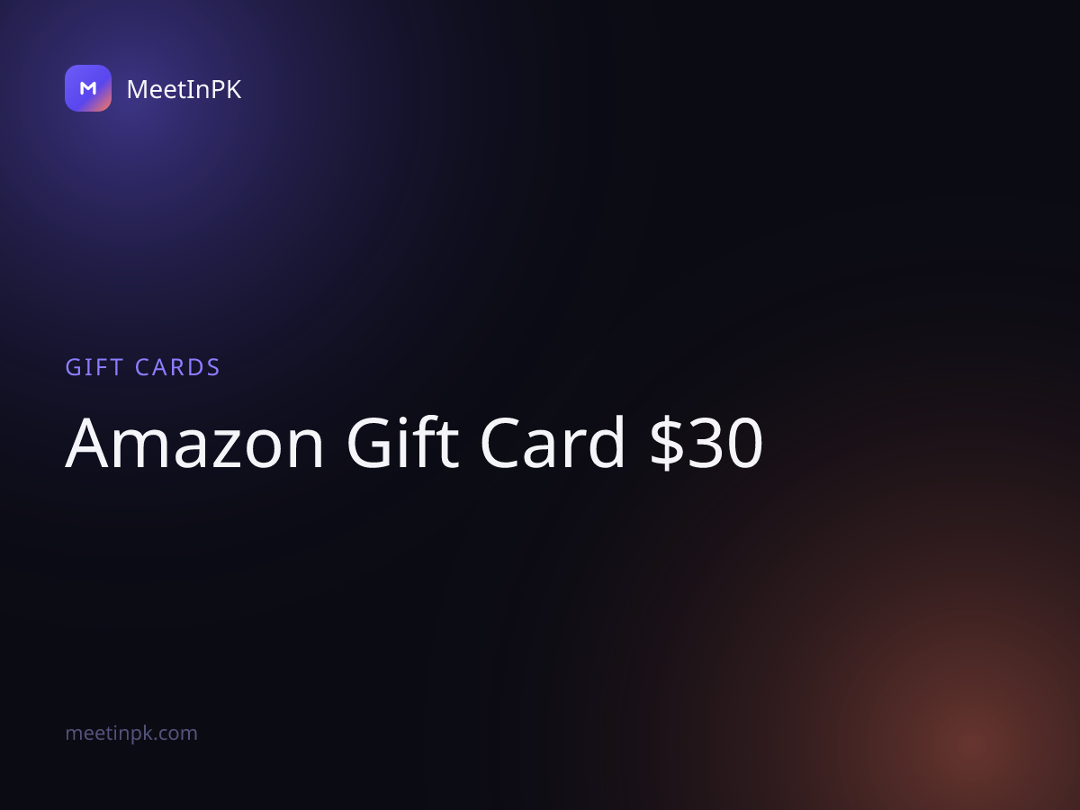 Amazon Gift Card $30