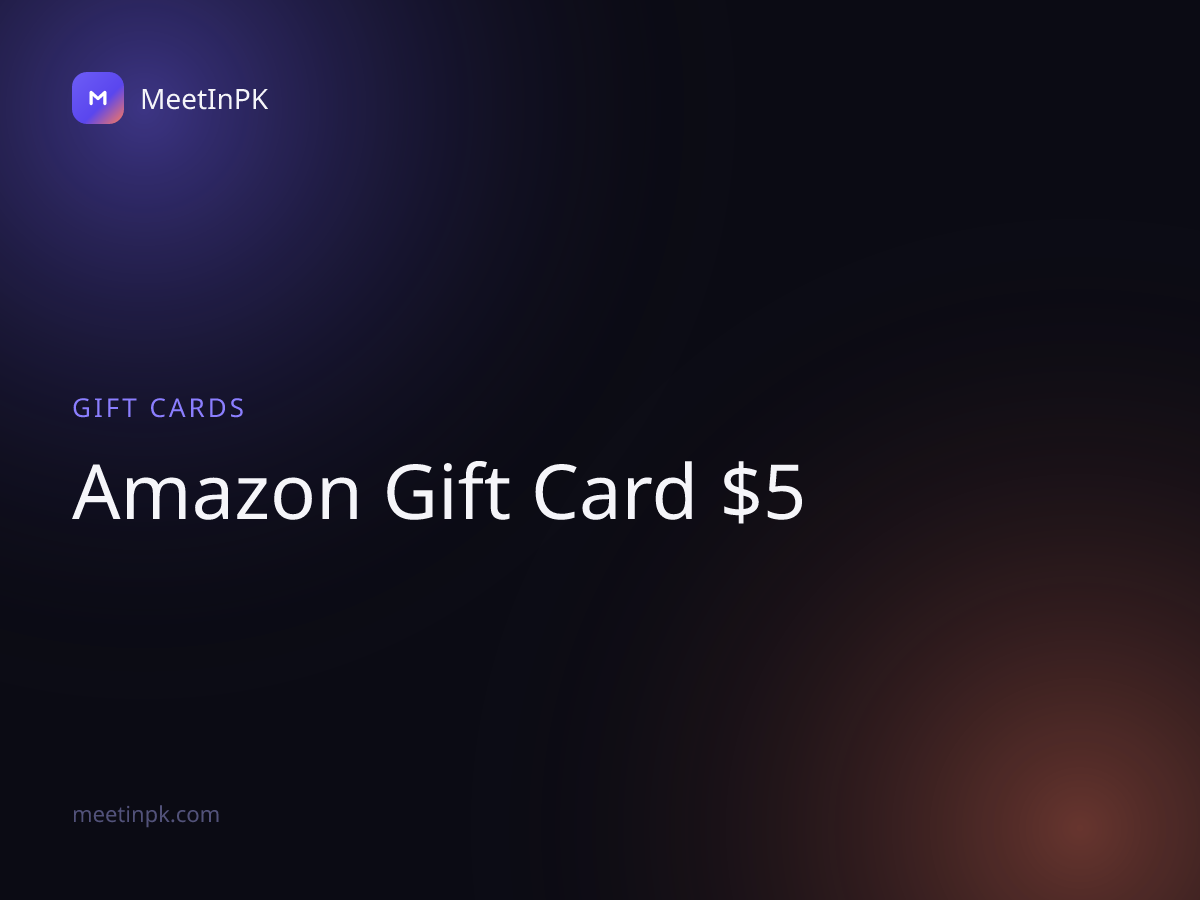 Amazon Gift Card $5