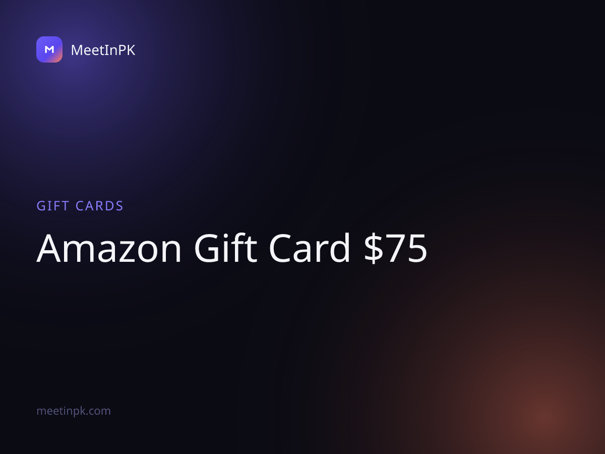Amazon Gift Card $75
