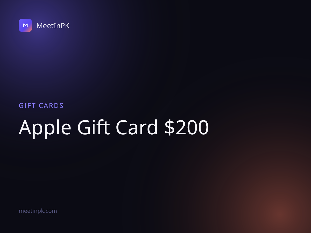 Apple Gift Card $200