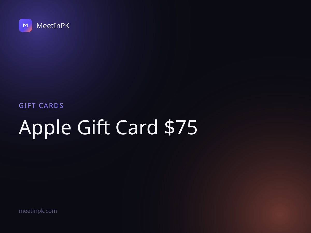 Apple Gift Card $75