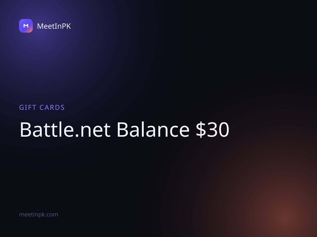 Battle.net Balance $30