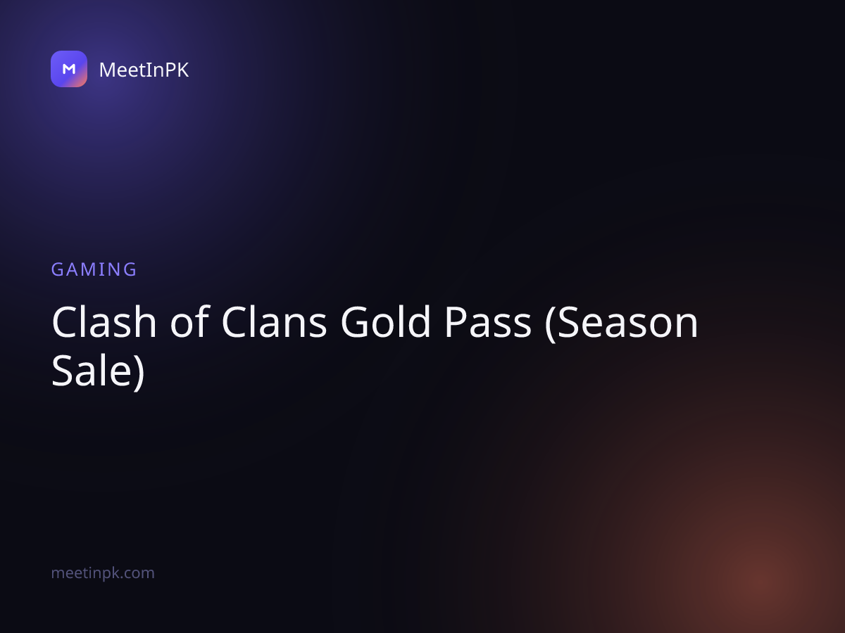 Clash of Clans Gold Pass (Season Sale)