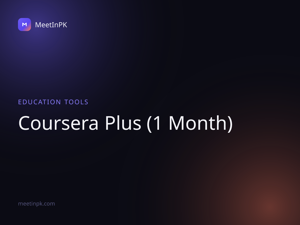 Coursera Plus (1 Month)