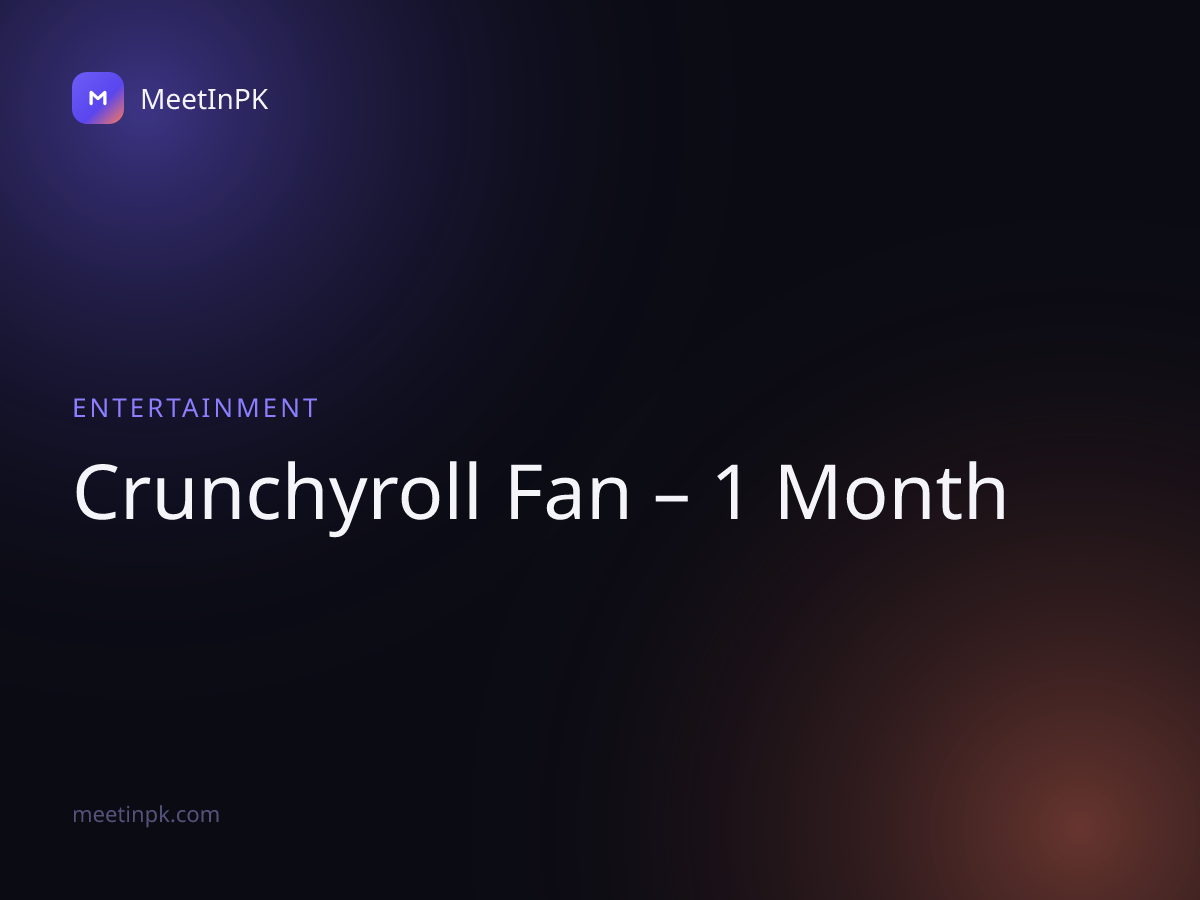Crunchyroll Fan – 1 Month