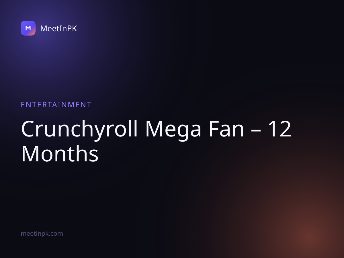 Crunchyroll Mega Fan – 12 Months