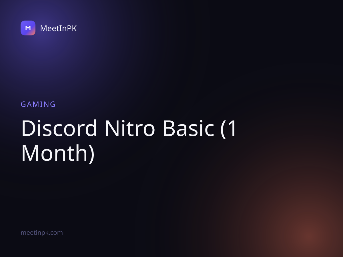 Discord Nitro Basic (1 Month)