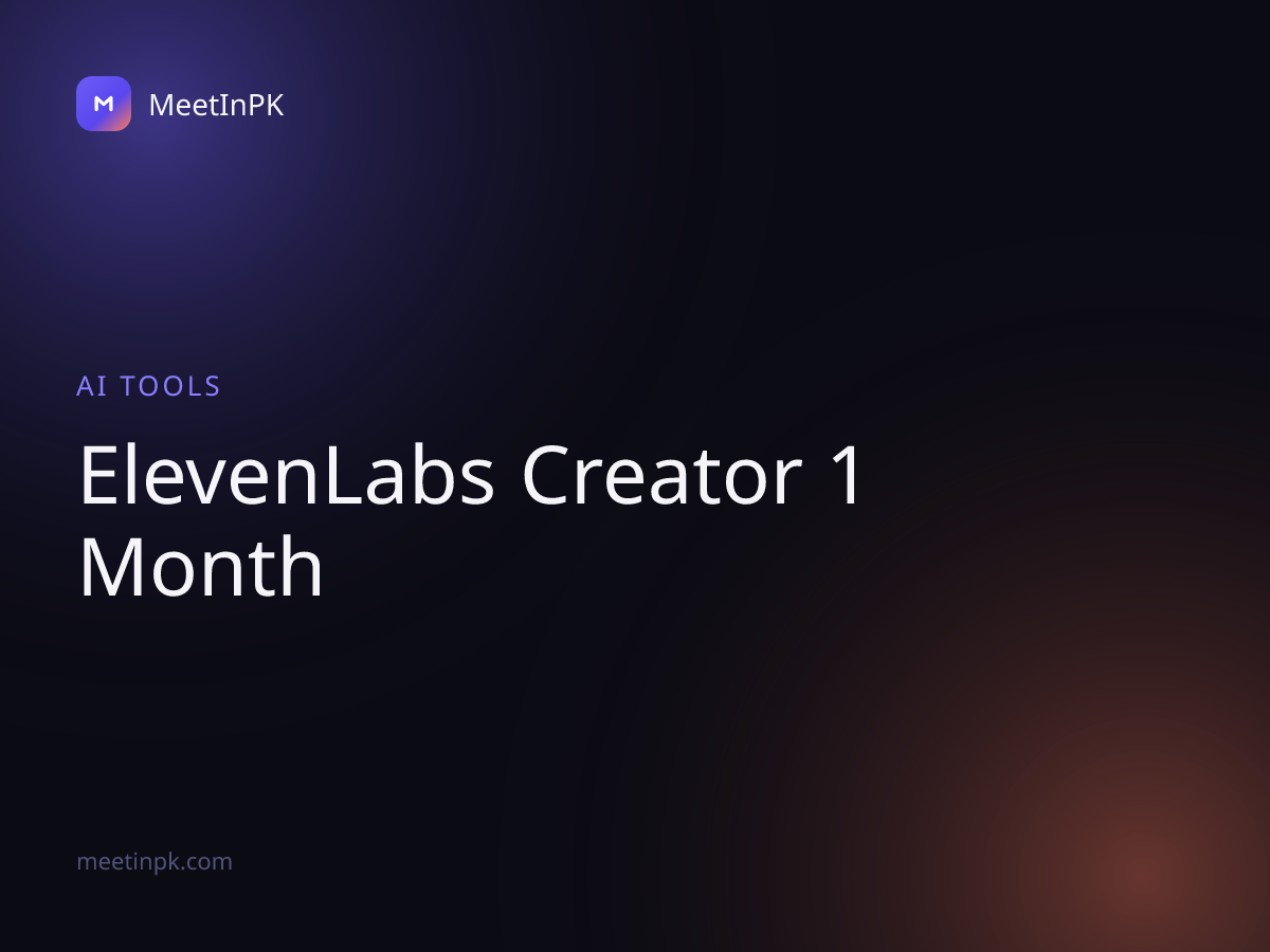 ElevenLabs Creator 1 Month