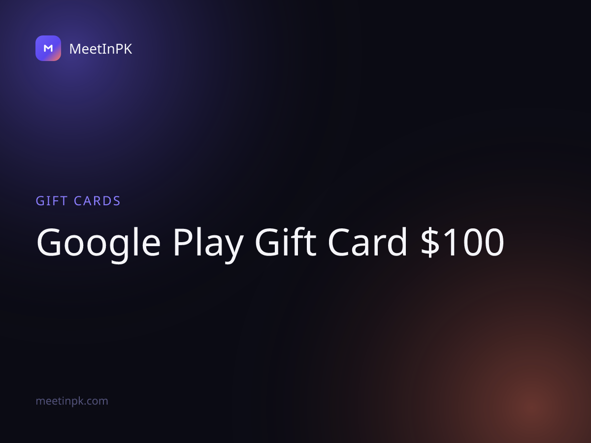 Google Play Gift Card $100