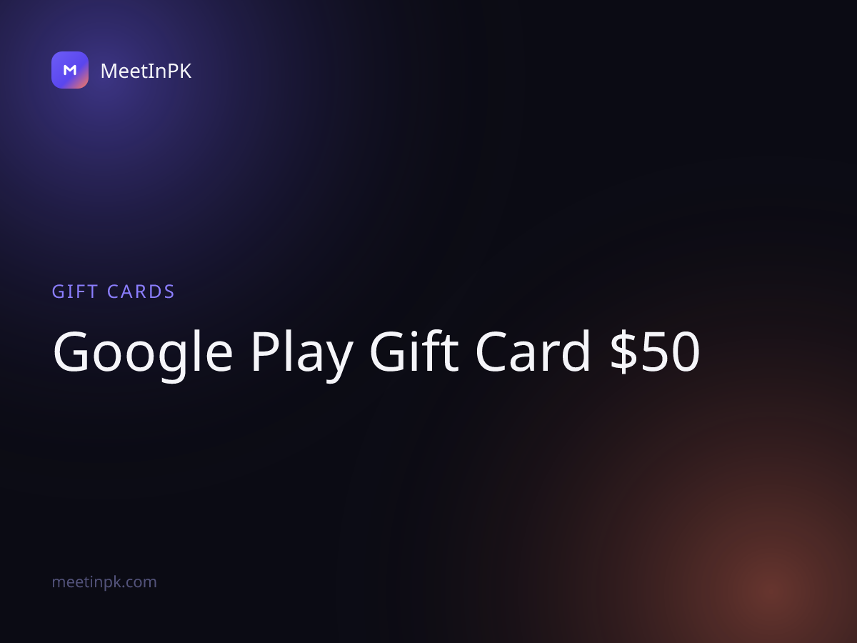 Google Play Gift Card $50