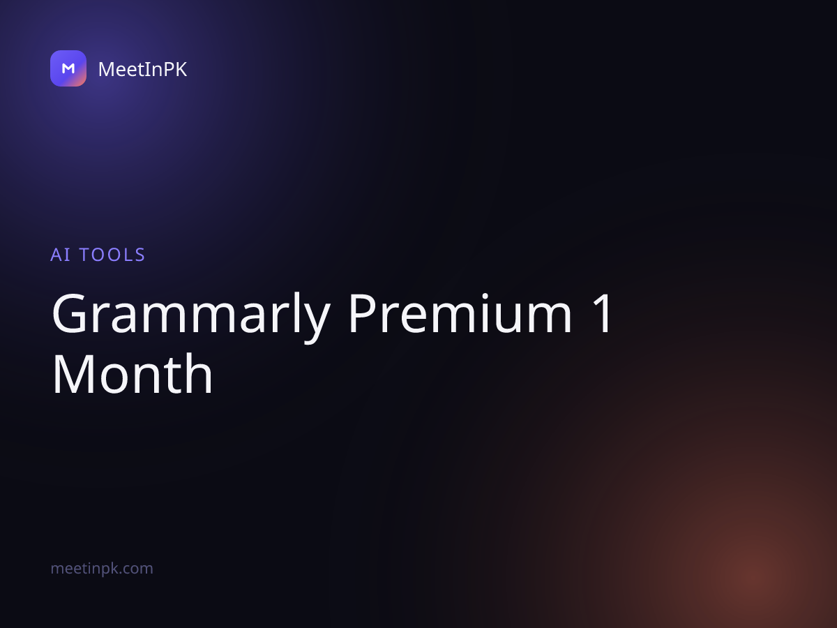 Grammarly Premium 1 Month