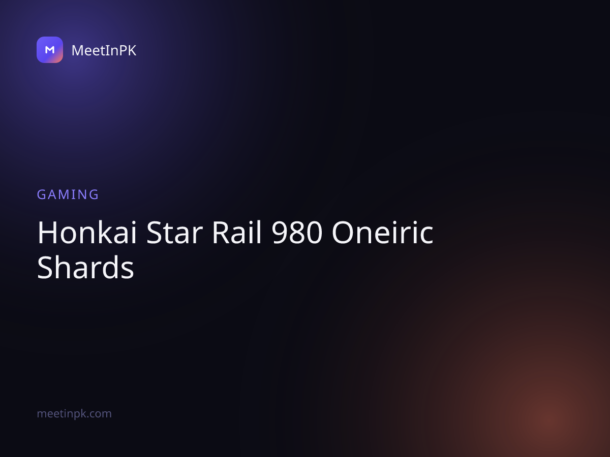 Honkai Star Rail 980 Oneiric Shards