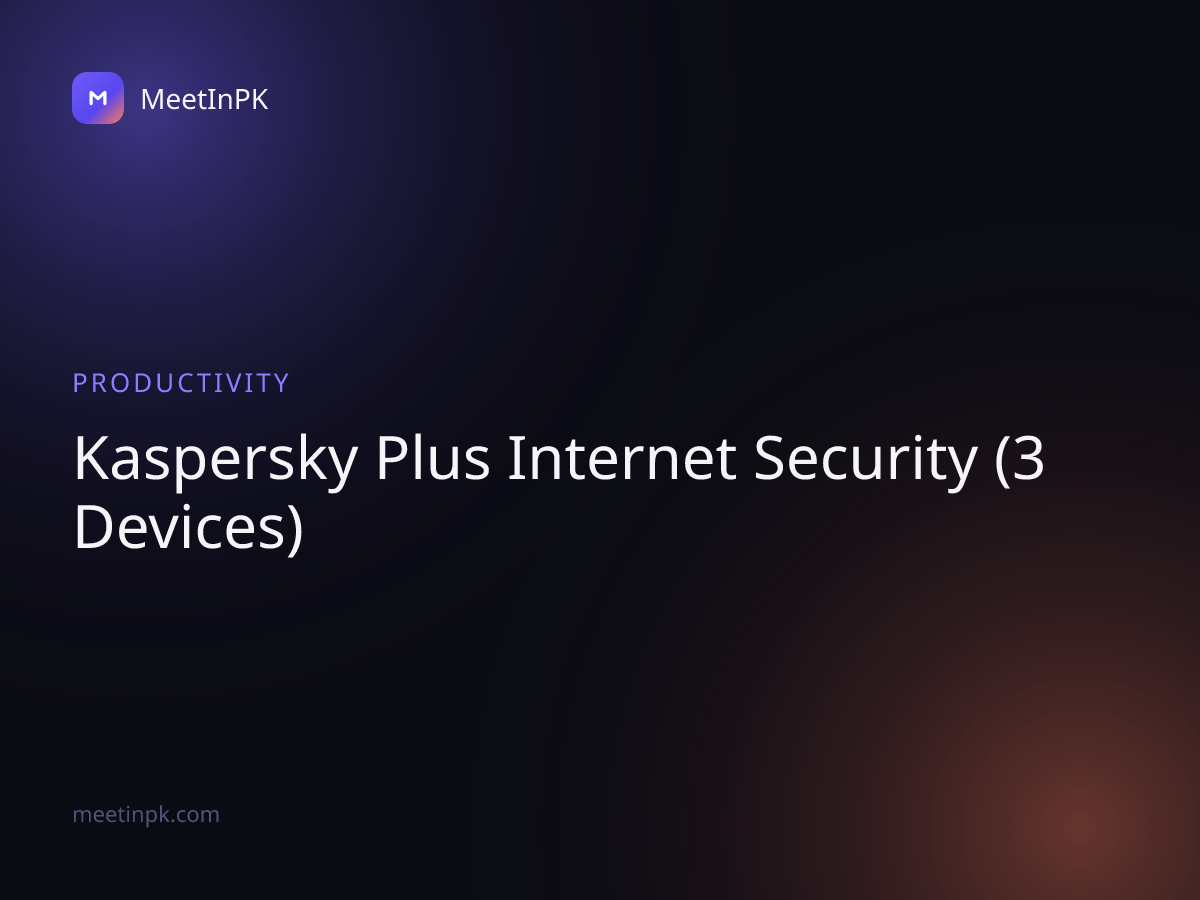 Kaspersky Plus Internet Security (3 Devices)