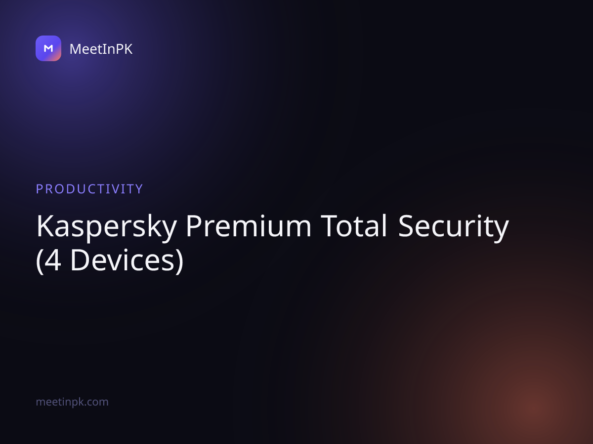 Kaspersky Premium Total Security (4 Devices)