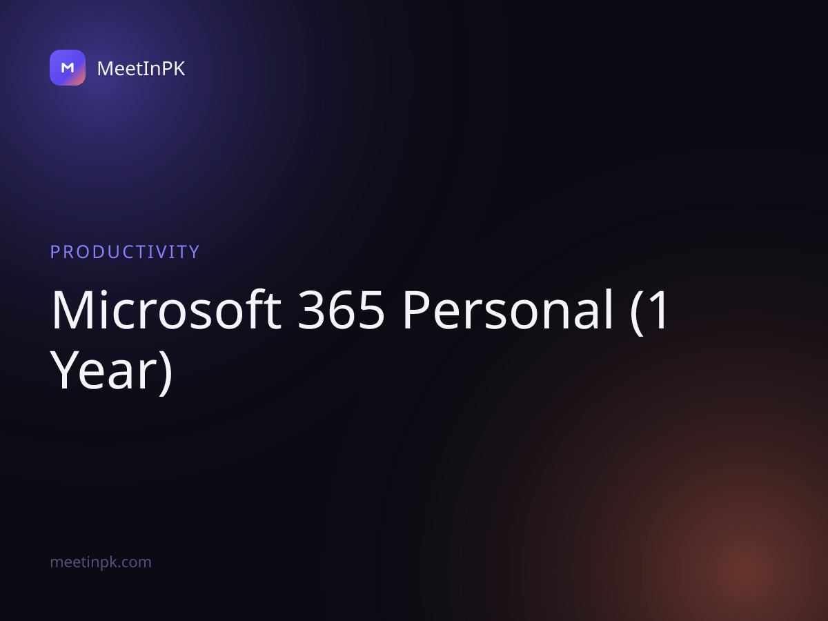 Microsoft 365 Personal (1 Year)