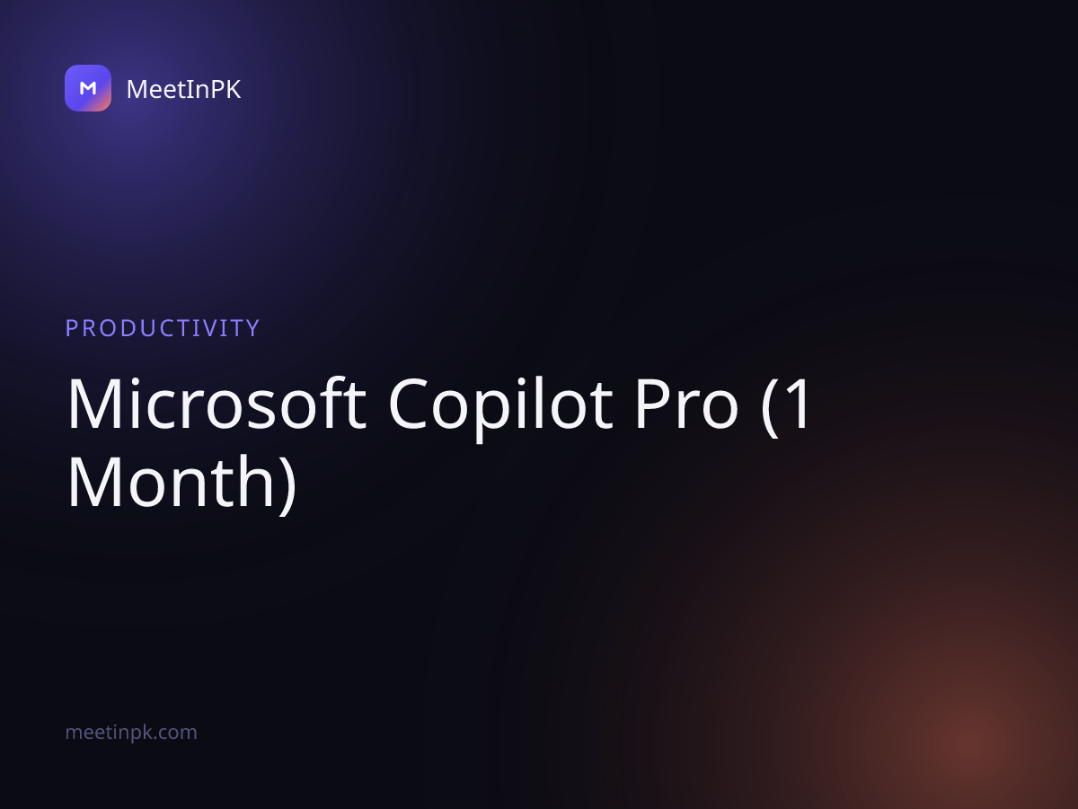 Microsoft Copilot Pro (1 Month)
