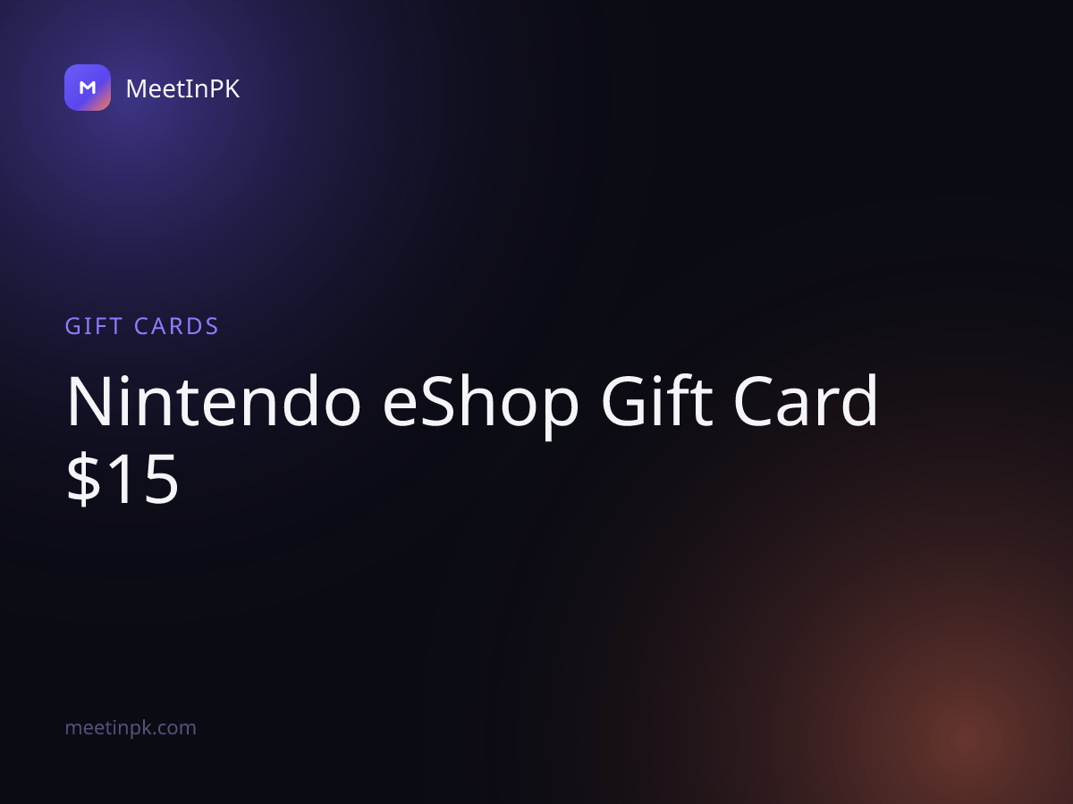 Nintendo eShop Gift Card $15