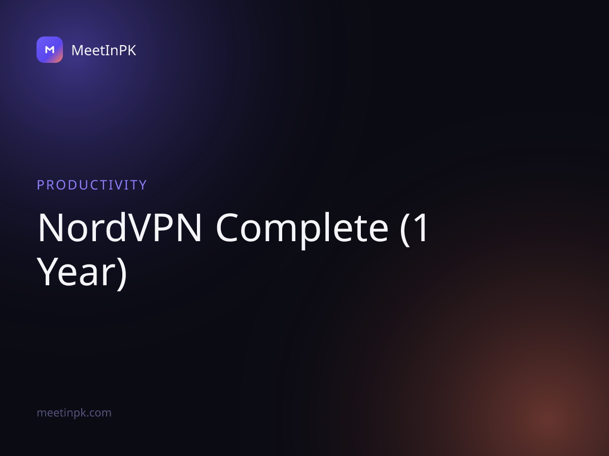 NordVPN Complete (1 Year)