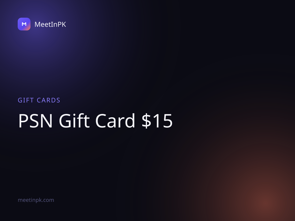 PSN Gift Card $15