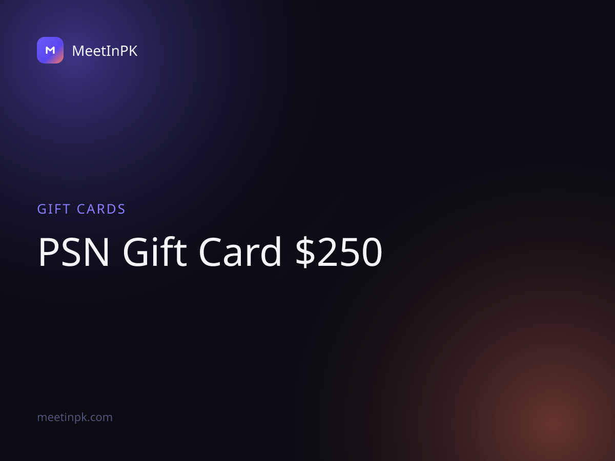 PSN Gift Card $250