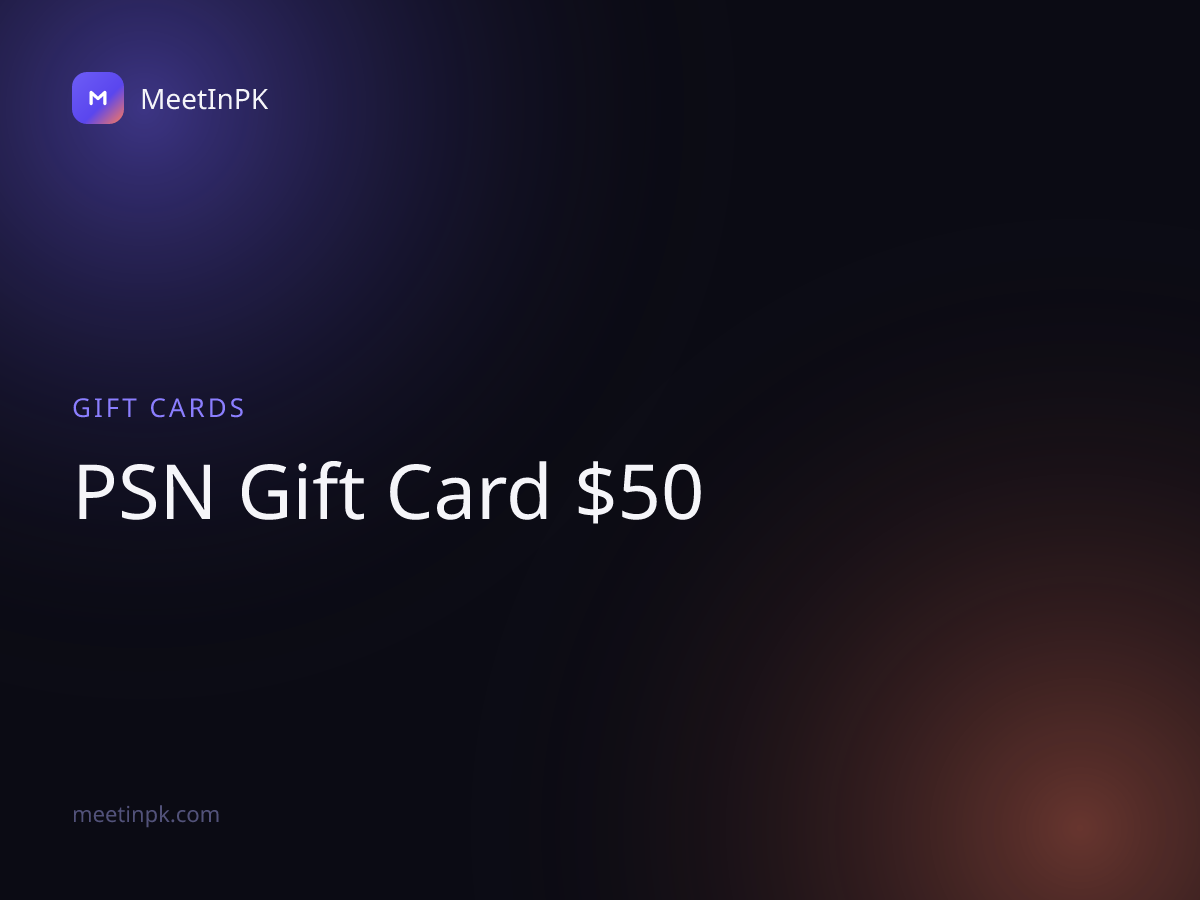 PSN Gift Card $50
