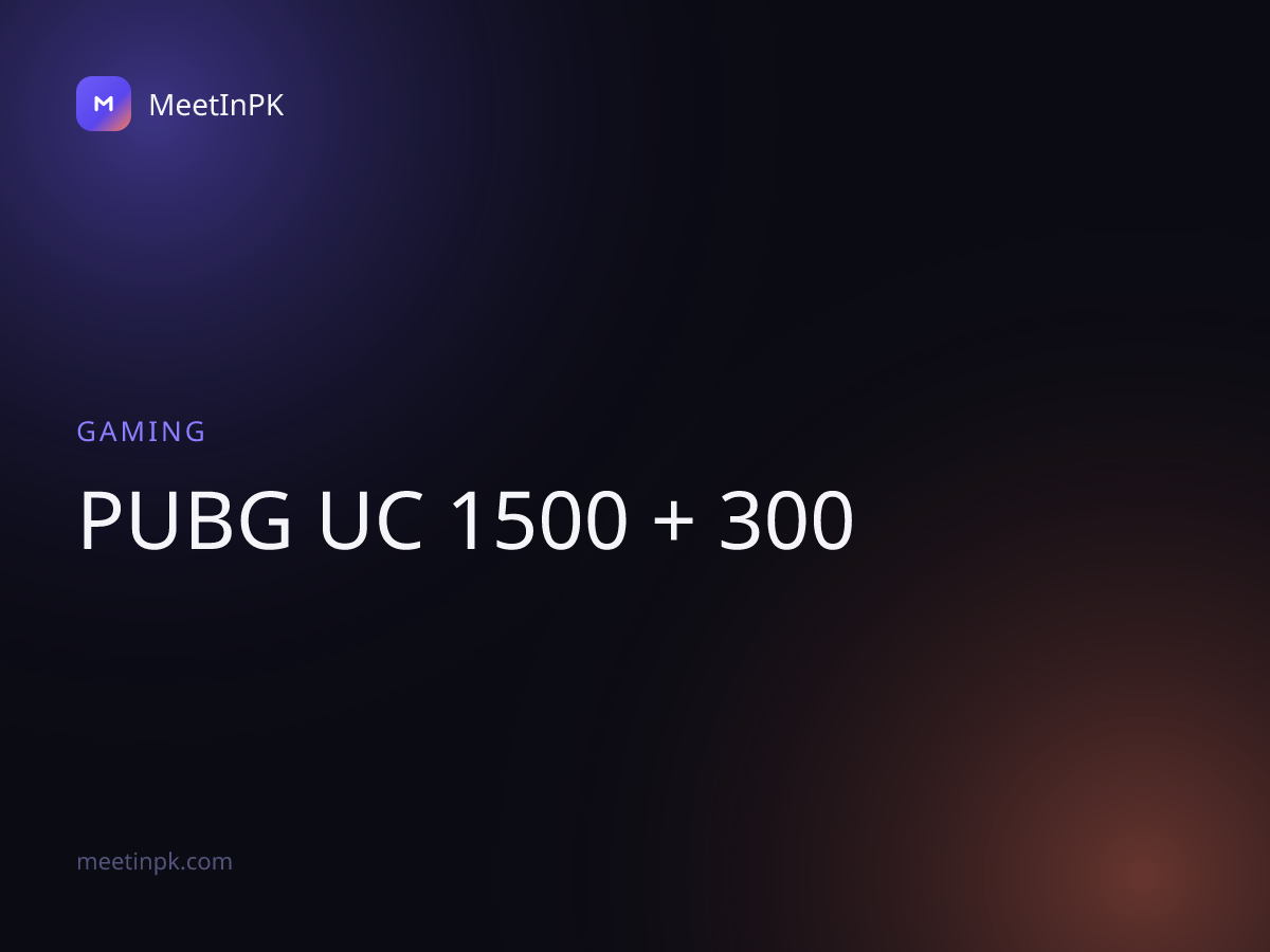 PUBG UC 1500 + 300