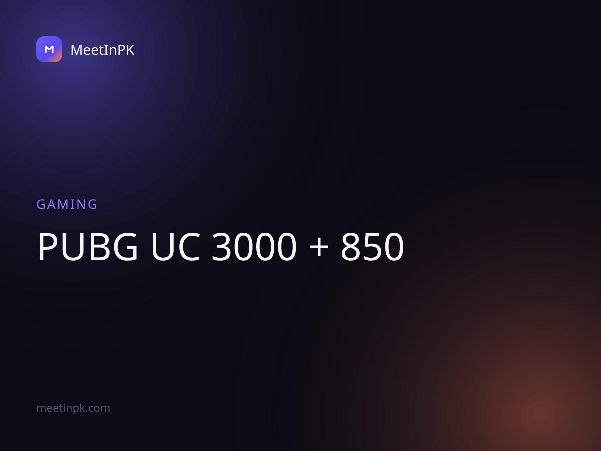 PUBG UC 3000 + 850