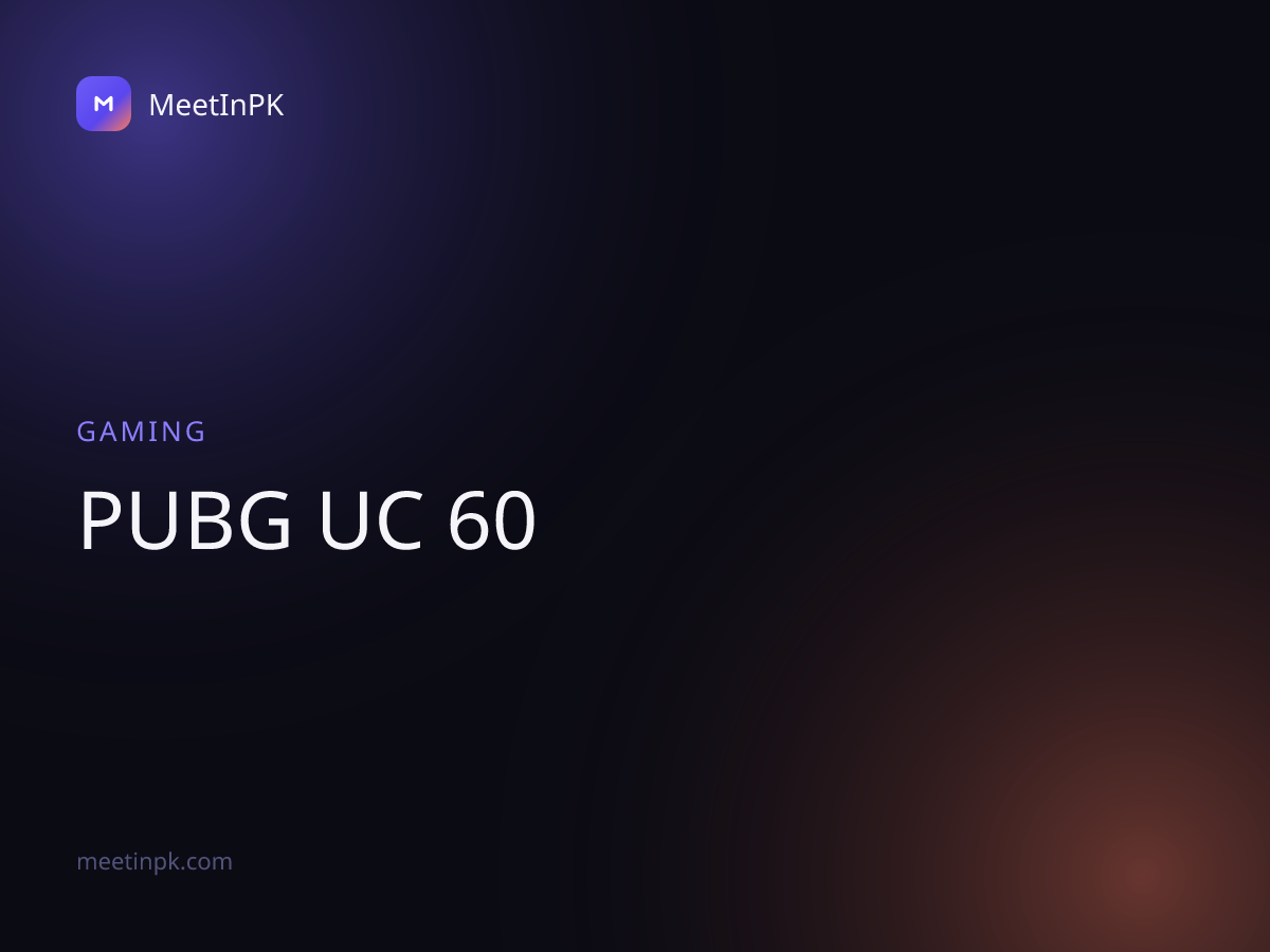 PUBG UC 60