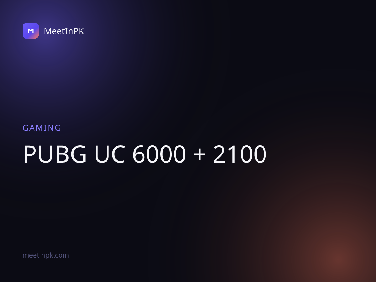 PUBG UC 6000 + 2100