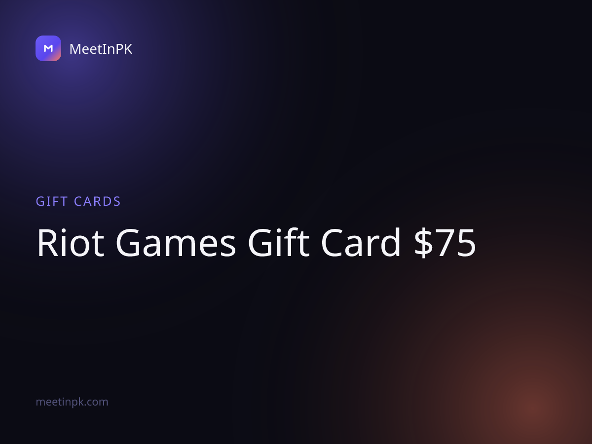 Riot Games Gift Card $75