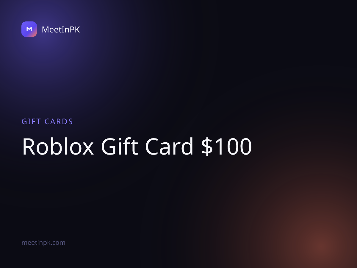 Roblox Gift Card $100