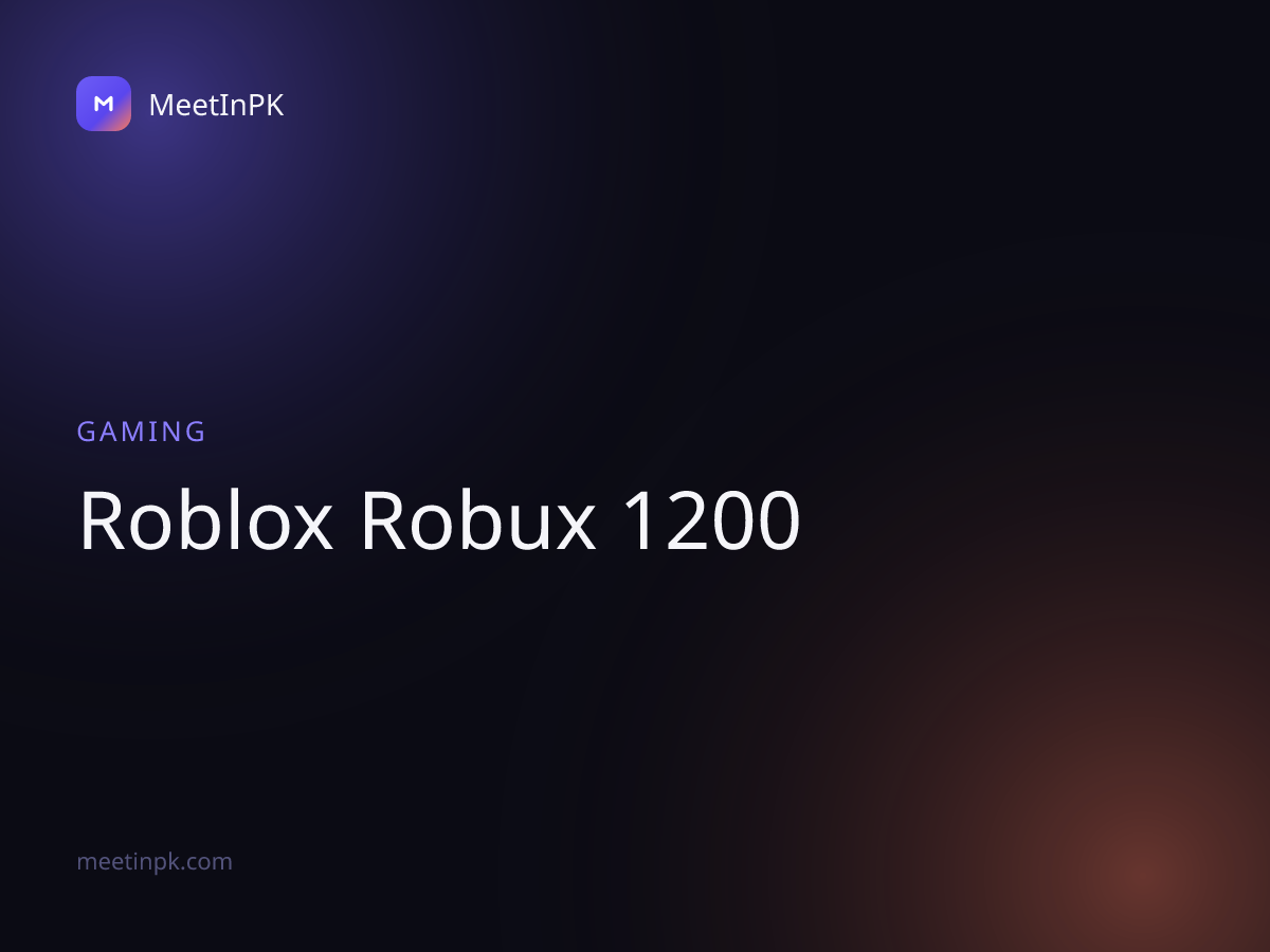 Roblox Robux 1200