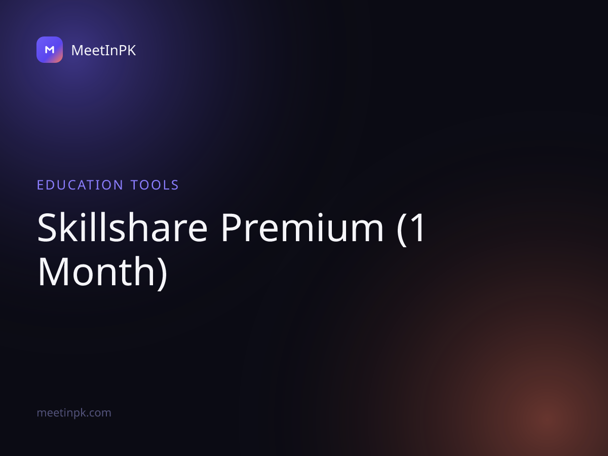 Skillshare Premium (1 Month)
