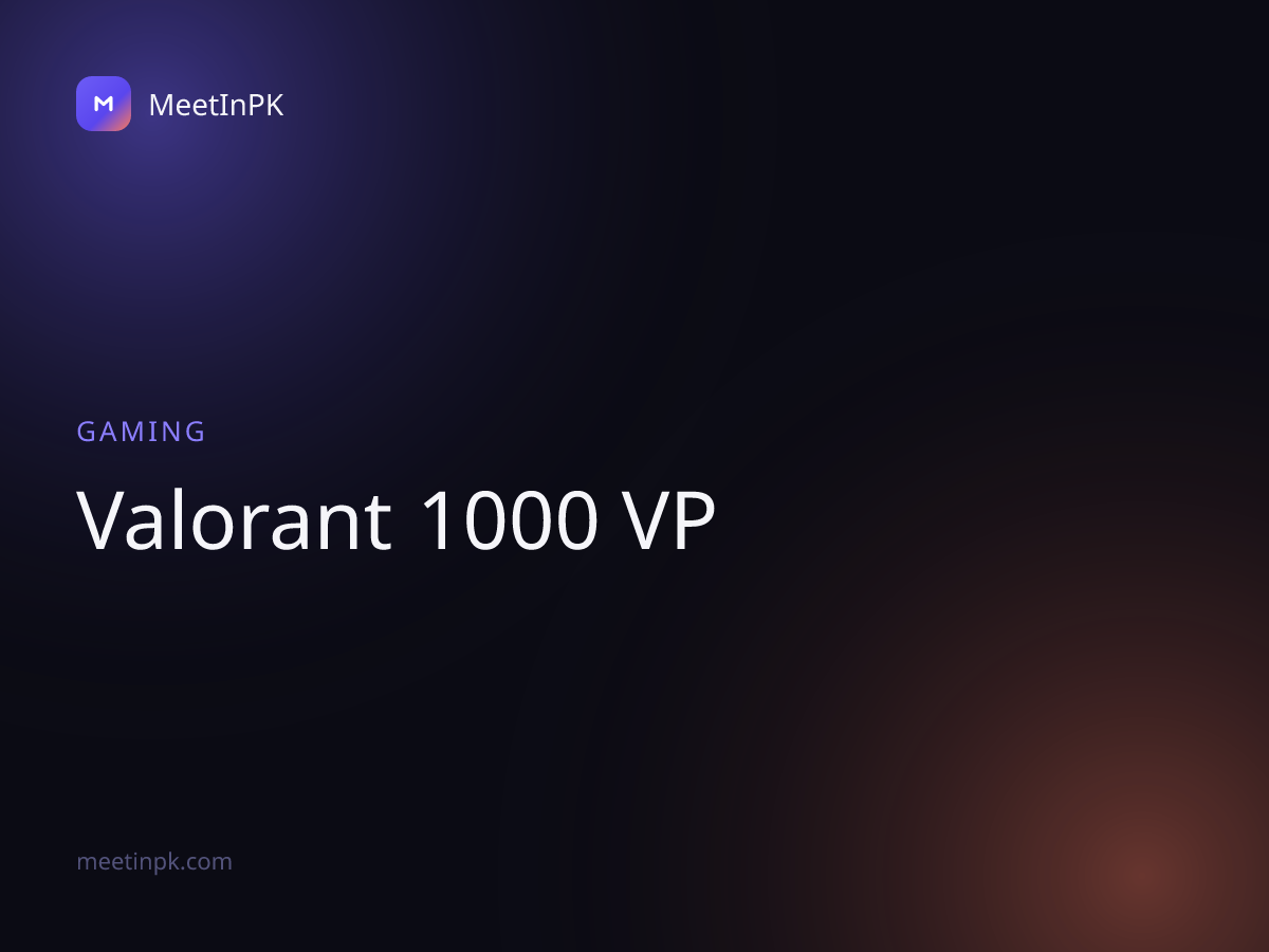Valorant 1000 VP