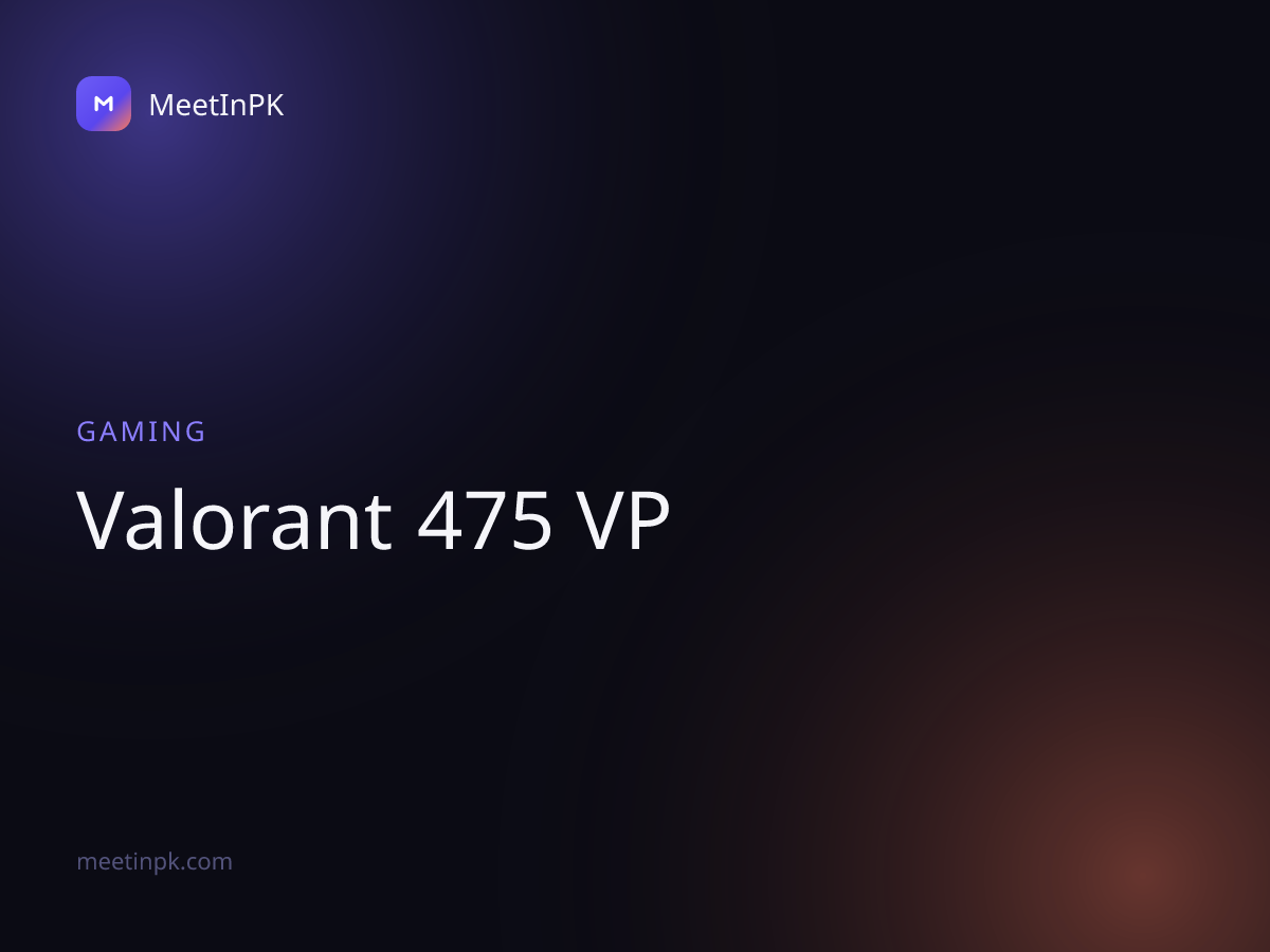 Valorant 475 VP
