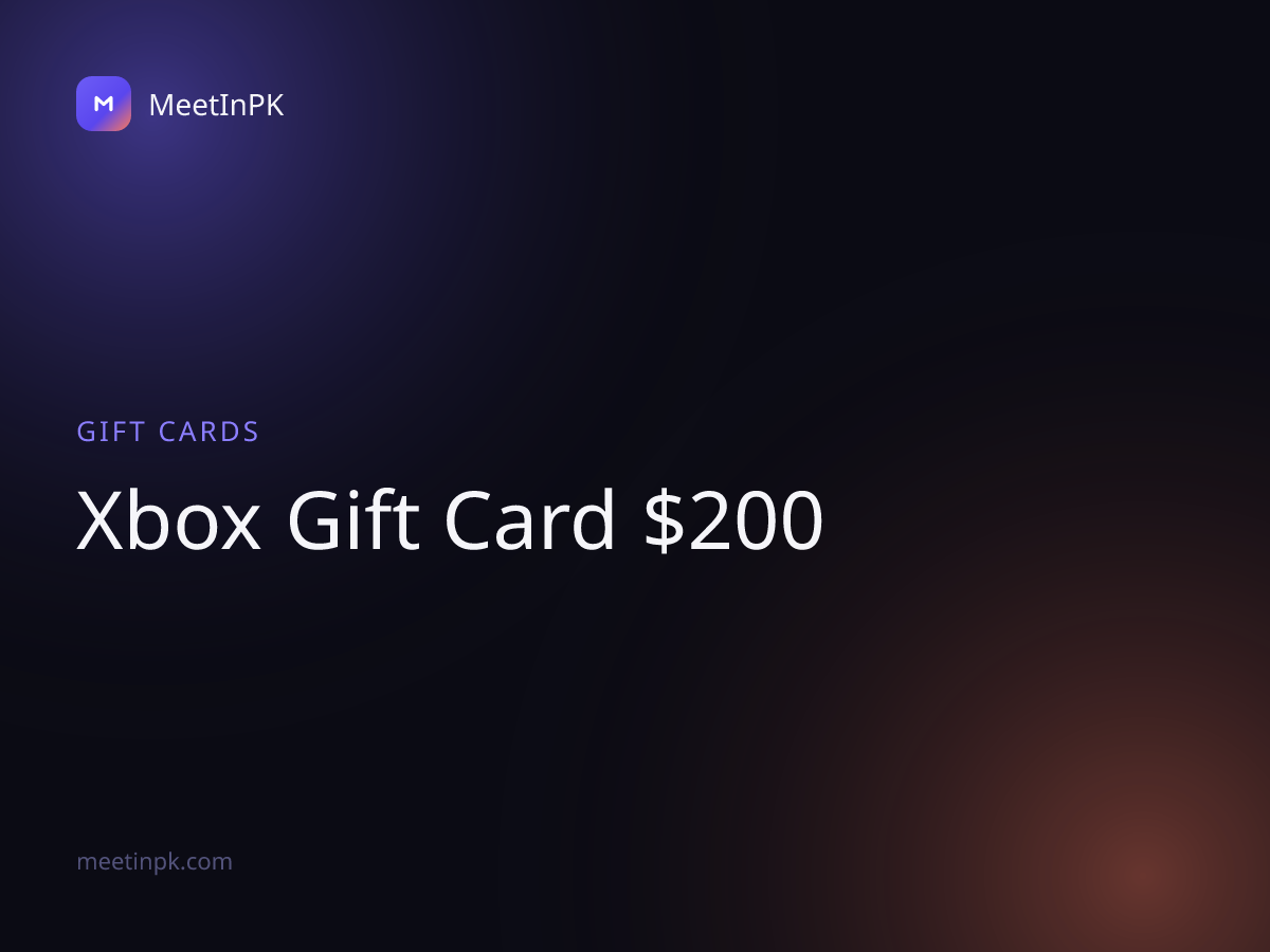 Xbox Gift Card $200