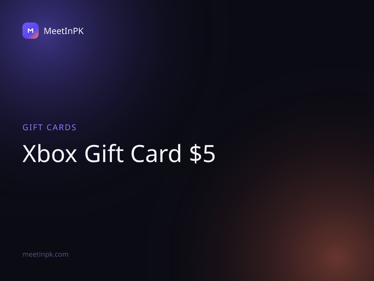 Xbox Gift Card $5
